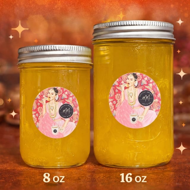 Fresh House-Made Ghee 8 Ounce.