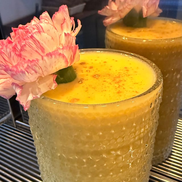 Royal Mango Maharani Lassi.